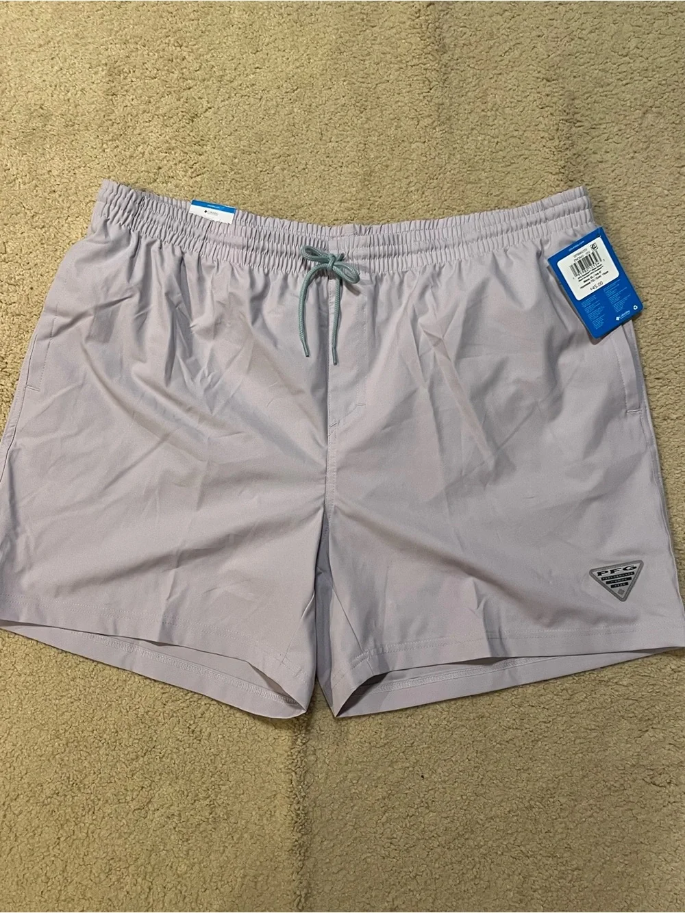 Columbia PFG Rambler Water Shorts Mens XL Purple 6in Inseam FM3843-551 NWT
